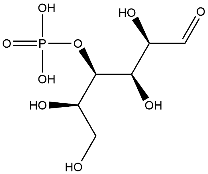 Glucose, 4-phosphate (5CI) Structure