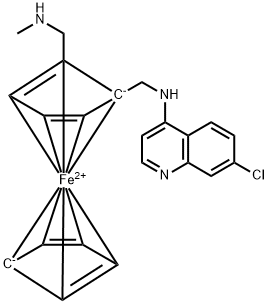 Desmethyl ferroquine Structure