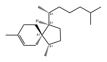 Spiro[4.5]dec-7-ene, 1-(1,5-dimethylhexyl)-4,8-dimethyl-, [1R-[1α(R*),4β,5β]]- (9CI) 구조식 이미지