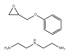 1,2-Ethanediamine, N-(2-aminoethyl)-, reaction products with glycidyl Ph ether Structure