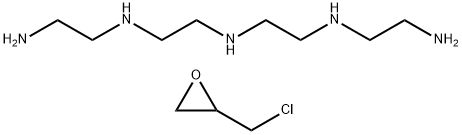 1,2-Ethanediamine, N-(2-aminoethyl)-N'-[2-[(2-aminoethyl)amino]ethyl]-, reaction products with epichlorohydrin Structure