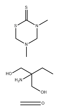 Formaldehyde, reaction products with 2-amino-2-ethyl-1,3-propanediol and tetrahydro-3,5-dimethyl-2H-1,3,5-thiadiazine-2-thione Structure