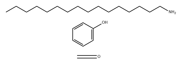 Formaldehyde, reaction products with 1-hexadecanamine and phenol Structure