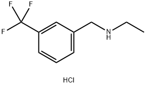 Benzenemethanamine, N-ethyl-3-(trifluoromethyl)-, hydrochloride (1:1) Structure