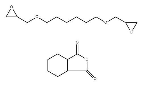 1,3-Isobenzofurandione, hexahydro-, reaction products with 2,2'-[1,6-hexanediylbis(oxymethylene)]bis[oxirane] Structure