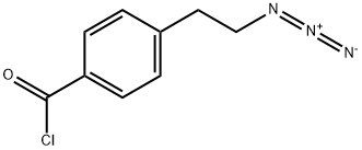 Benzoyl chloride, 4-(2-azidoethyl)- Structure