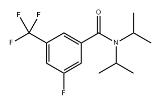 4-Fluoro-N,N-diisopropyl-3-trifluoromethyl-benzamide Structure