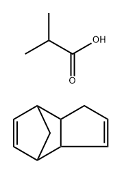 Propanoic acid, 2-methyl-, reaction products with dicyclopentadiene, distn. residues Structure