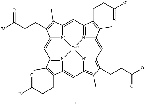 Pt(II) Coproporphyrin I Structure