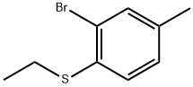 2-Bromo-1-(ethylthio)-4-methylbenzene Structure