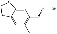 6-Methyl-1,3-benzodioxole-5-carboxaldehyde oxime Structure