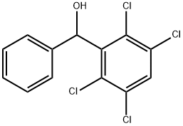 2,3,5,6-Tetrachloro-α-phenylbenzenemethanol 구조식 이미지
