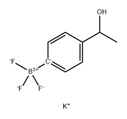 POTASSIUM 4-(1-HYDROXYETHYL)PHENYLTRIFLUOROBORATE Structure