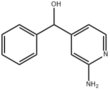 4-Pyridinemethanol, 2-amino-α-phenyl- Structure