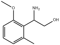 2-amino-2-(2-methoxy-6-methylphenyl)ethan-1-ol Structure