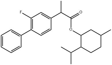 Flurbiprofen Impurity 14 (Menthyl Ester) 구조식 이미지