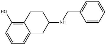 6-(benzylamino)-5,6,7,8-tetrahydronaphthalen-1-ol Structure