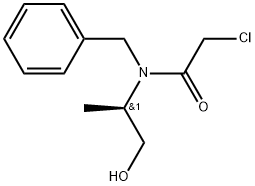 (R)-N-benzyl-2-chloro-N-(1-hydroxypropan-2-yl)acetamide Structure