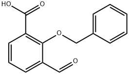 2-(benzyloxy)-3-formylbenzoic acid Structure