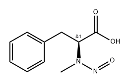 N-Nitroso-N-methyl-L-phenylalanine Structure