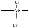 Stibonium, bromotrimethyl-, bromide (9CI) Structure