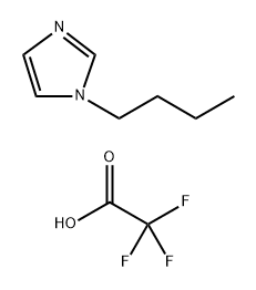 1H-Imidazole, 1-butyl-, 2,2,2-trifluoroacetate (1:1) Structure