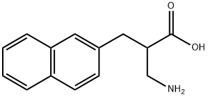 a-(Aminomethyl)-2-naphthalenepropanoic acid Structure