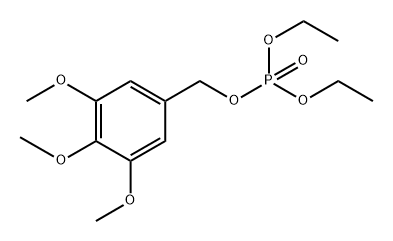 Diethyl 3,4,5-trimethoxybenzyl Phosphate 구조식 이미지