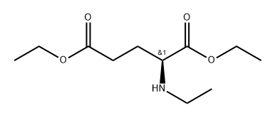 Glutamic acid, N-ethyl-, diethyl ester (3CI) 구조식 이미지