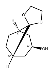 (1S,3R,5R)-rel-spiro[bicyclo[3.2.1]octane-8,2'-[1,3]dioxolane]-3-ol Structure