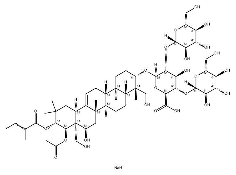 SODIUM AESCINATE Structure