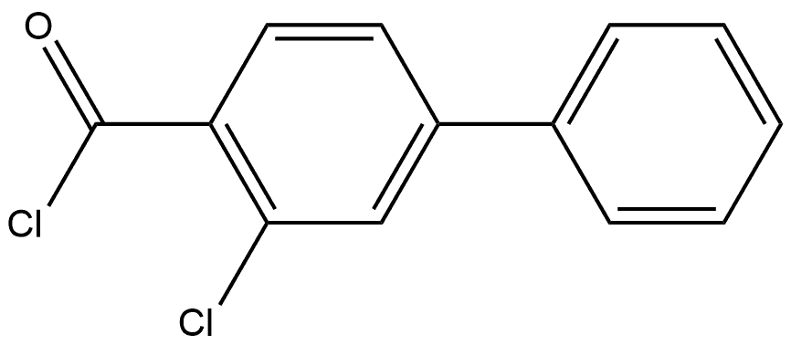 3-Chloro[1,1'-biphenyl]-4-carbonyl chloride Structure