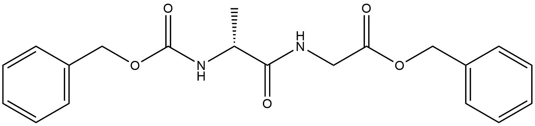 Glycine, N-(N-carboxy-D-alanyl)-, dibenzyl ester (5CI) Structure