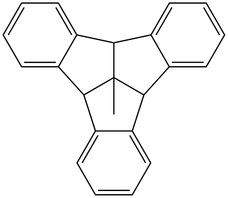 Dibenzo[2,3:4,5]pentaleno[1,6-ab]indene, 4b,8b,12b,12d-tetrahydro-12d-methyl- Structure