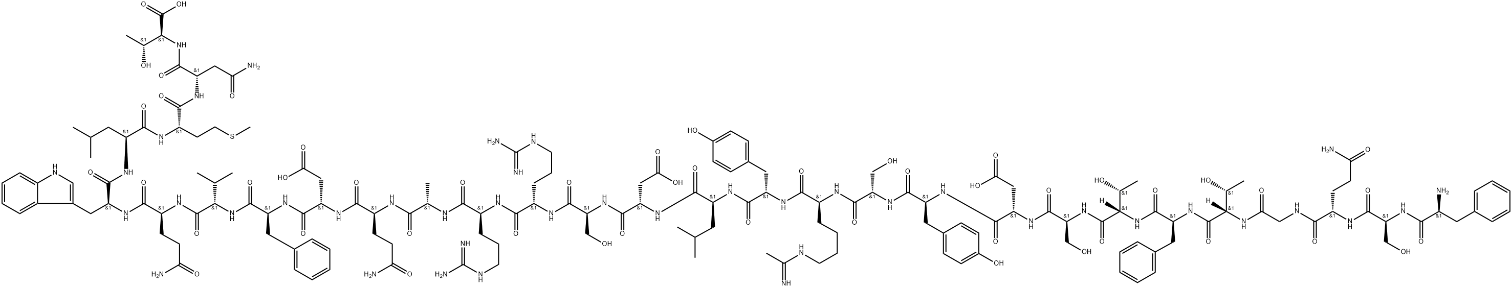N(epsilon)-acetimidoglucagon, Phe(1)- Structure