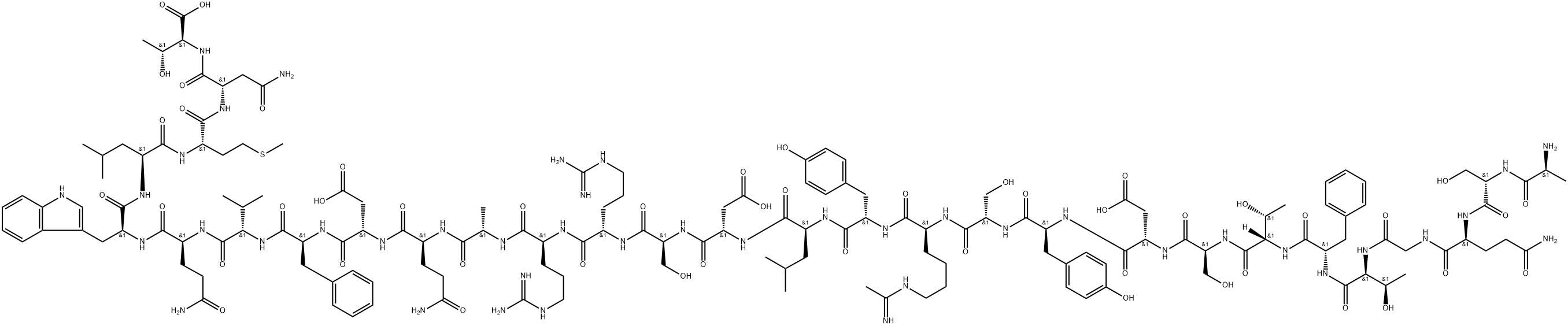 N(엡실론)-아세트이미도글루카곤,Ala(1)- 구조식 이미지