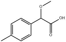 Benzeneacetic acid, α-methoxy-4-methyl- Structure