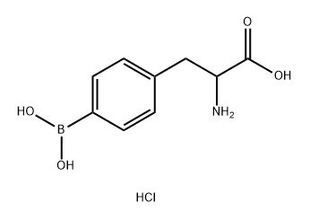 4-Borono-D,L-phenylalanine hydrochloride Structure