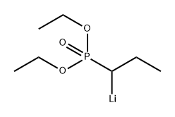 Lithium, [1-(diethoxyphosphinyl)propyl]- Structure