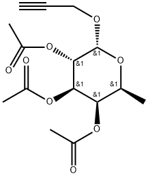 Propargyl 2,3,4-tri-O-acetyl-α-L-fucopyranoside Structure