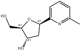 1β-(6-methylpyridin-2-yl)-1,2-dideoxy-D-ribofuranose Structure