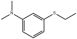 3-(Ethylthio)-N,N-dimethylbenzenamine Structure