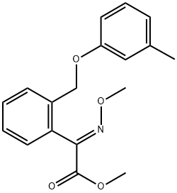 Benzeneacetic acid, α-(methoxyimino)-2-[(3-methylphenoxy)methyl]-, methyl ester, (αE)- Structure