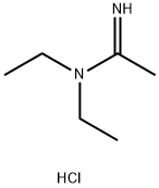 Ethanimidamide, N,N-diethyl-, hydrochloride (1:1) Structure