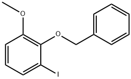 2-(Benzyloxy)-1-iodo-3-methoxybenzene 구조식 이미지