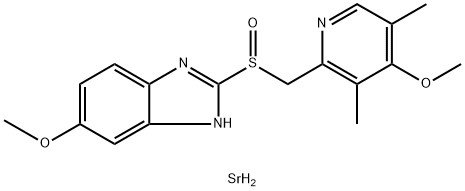 Esomeprazole hemistrontium Structure