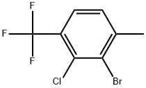 Benzene, 2-bromo-3-chloro-1-methyl-4-(trifluoromethyl)- Structure