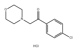 1-(4-Chlorophenyl)-2-morpholinoethanone hydrochloride Structure