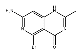 7-Amino-5-bromo-2-methylpyrido[4,3-d]pyrimidin-4(3H)-one Structure