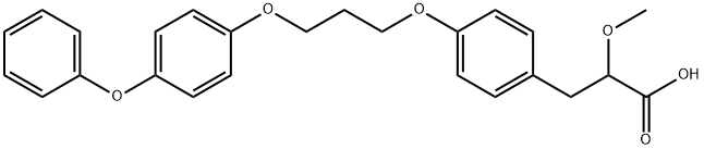 Naveglitazar (racemate) Structure